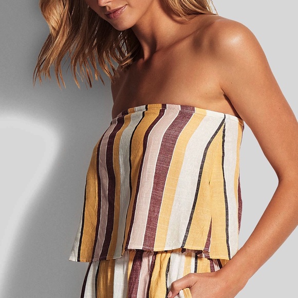 Anthropologie Seafolly Safari Stripe Resort Set - Picture 3 of 10